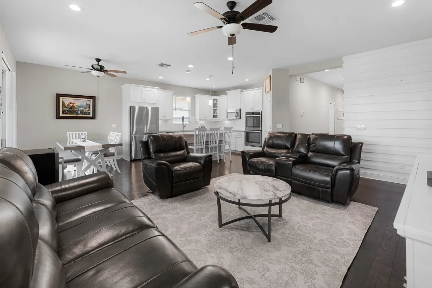 Living room real estate interior photography