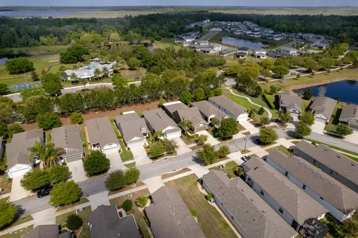Aerial drone real estate photography